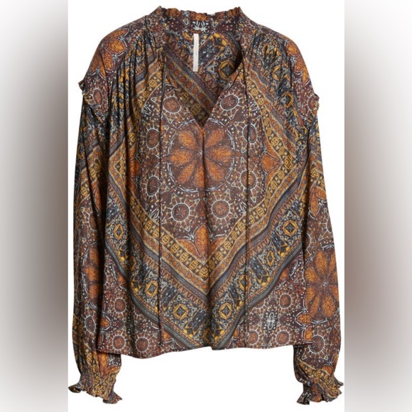 Free People Little Runaway Blouse - Picture 5 of 15